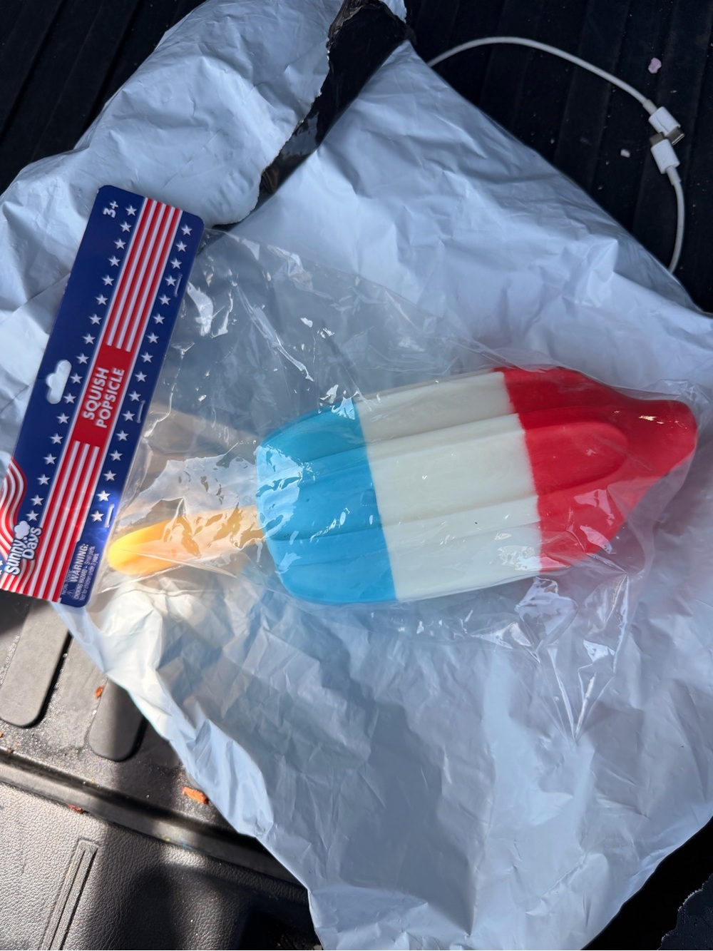 Patriotic Red White Blue Popsicle Party Favor - Unbranded